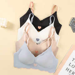 Florea - Heartfelt Seamless Bra - White
