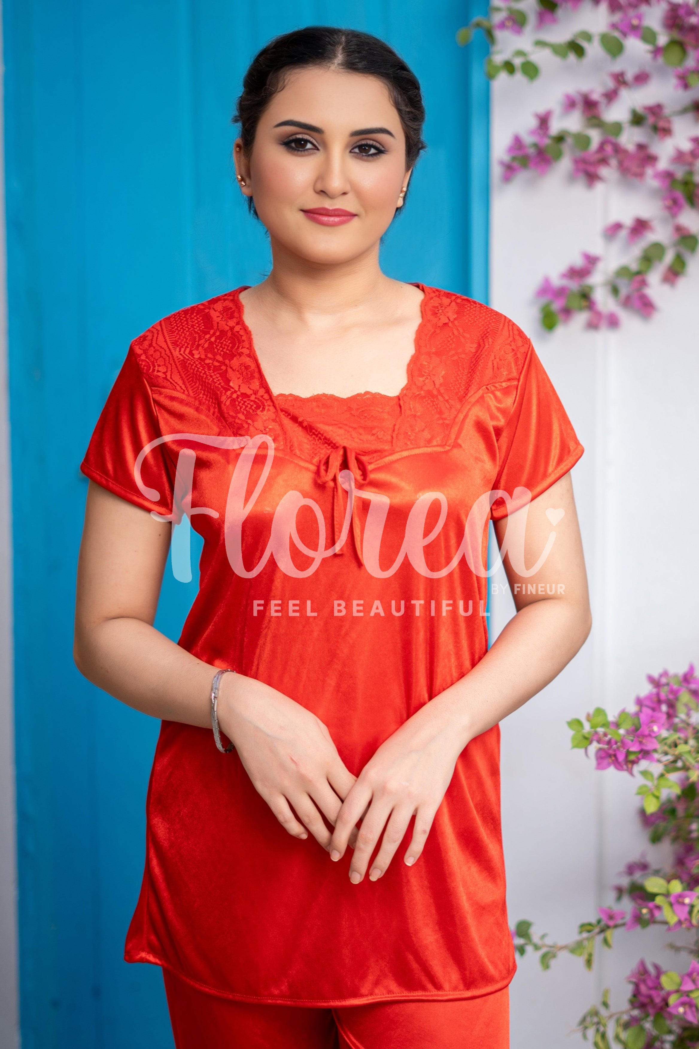 Florea - 4 pcs Nighty Set - 126