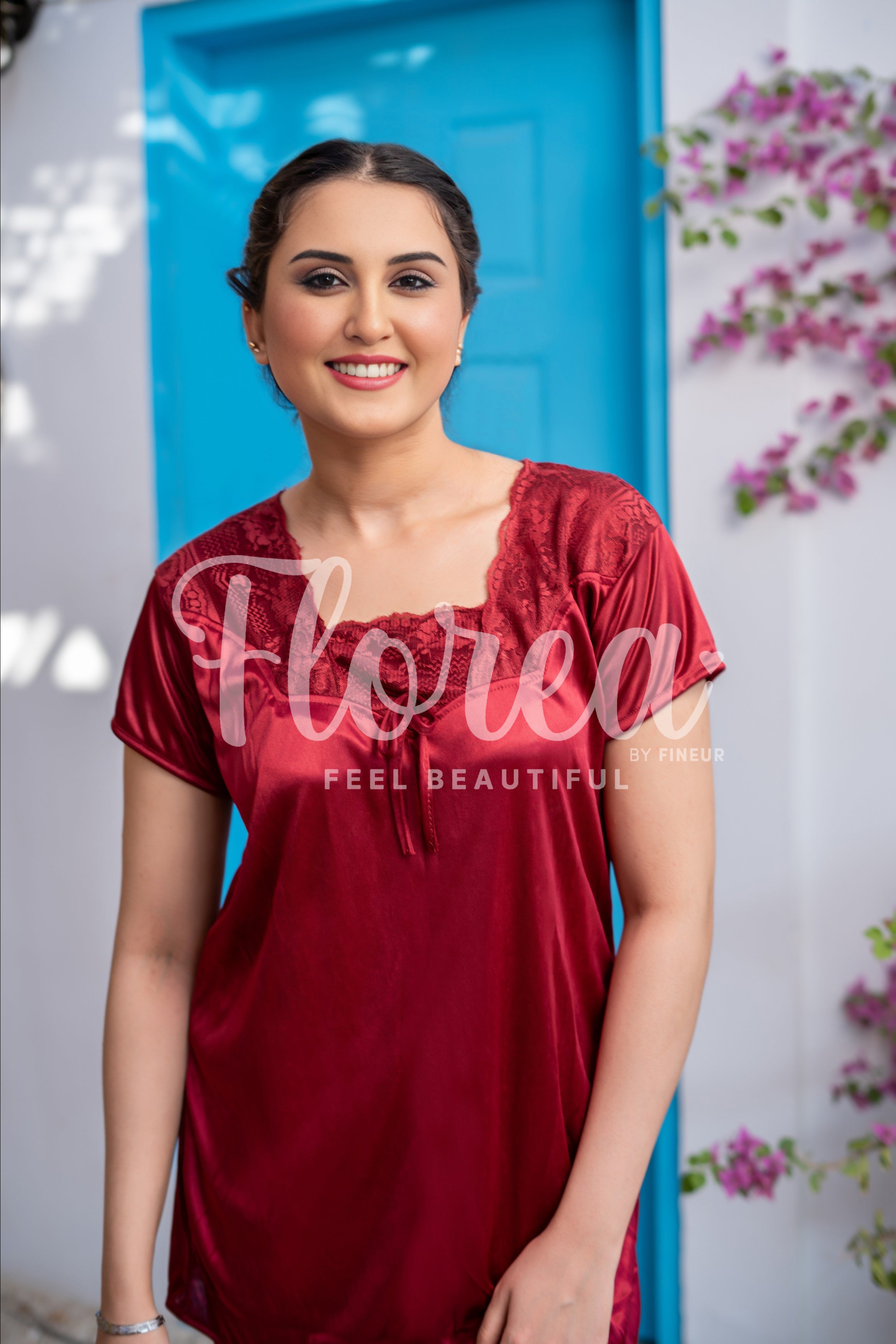 Florea - 4 pcs Nighty Set - 126