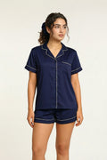 Florea Summer Chill Set With Scrunchie - Blue