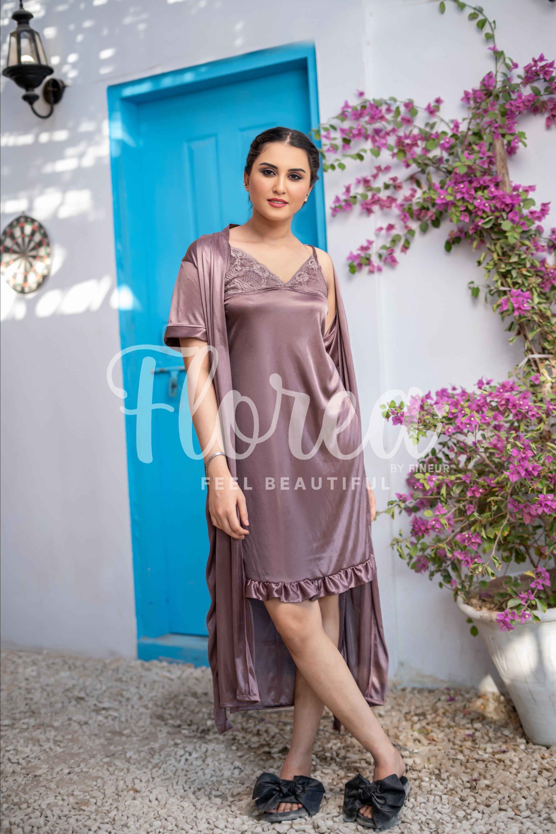 Florea - 4 pcs Nighty Set - 126