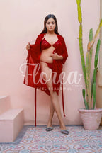 Florea - 3 pcs Nighty Set - 014