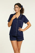 Florea Summer Chill Set With Scrunchie - Blue
