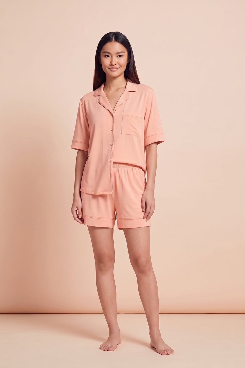 Florea Linen Shortie Set - Blossom