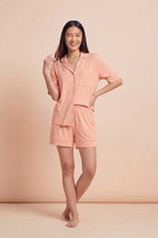 Florea Linen Shortie Set - Blossom