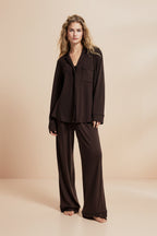 Florea Cloud Pajama Set - Mocha