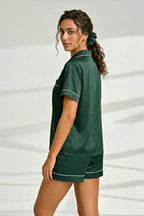 Florea Summer Chill Set With Scrunchie - Green