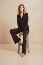 Florea Cloud Pajama Set - Mocha
