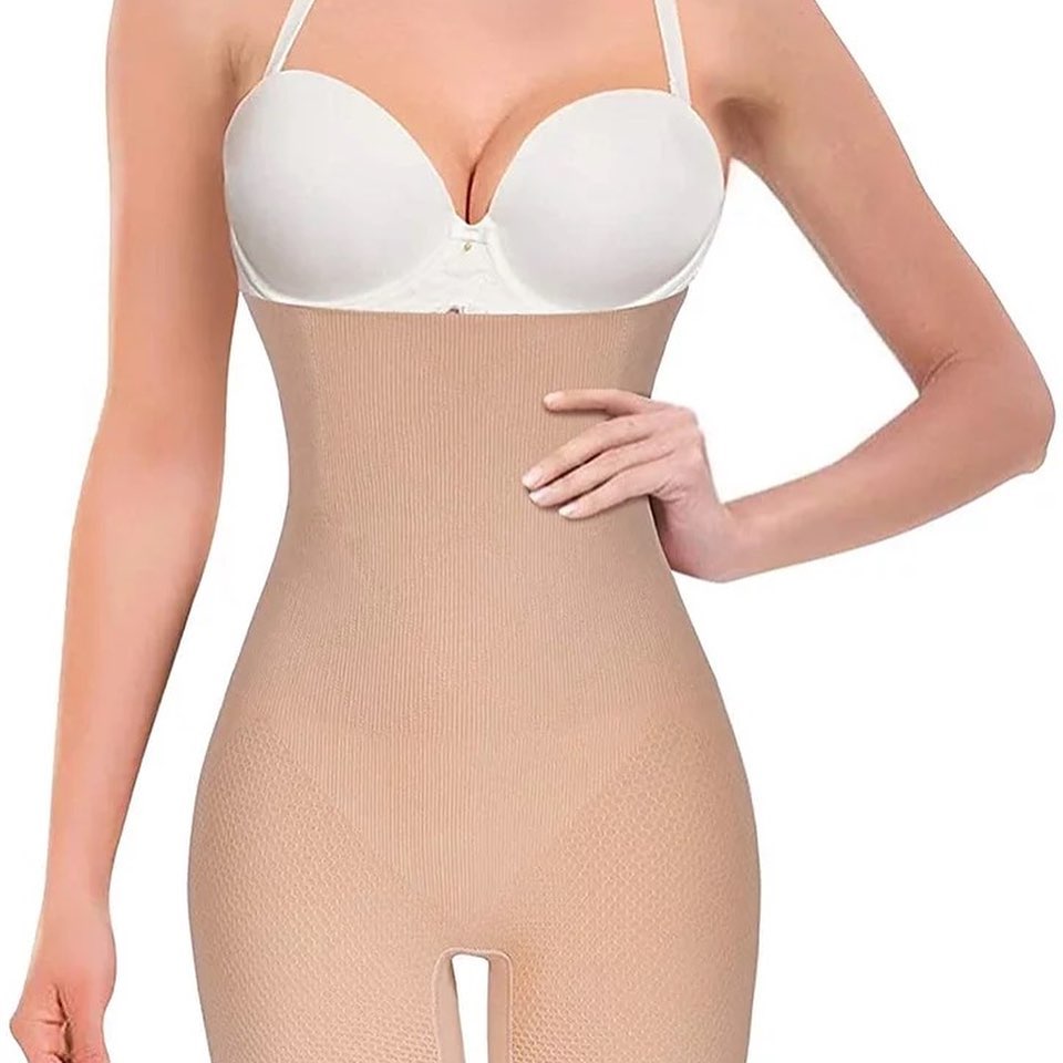 Florea -  Magic Seamless High Waist body shaper - Beige & Black-007 (FREE SIZE)
