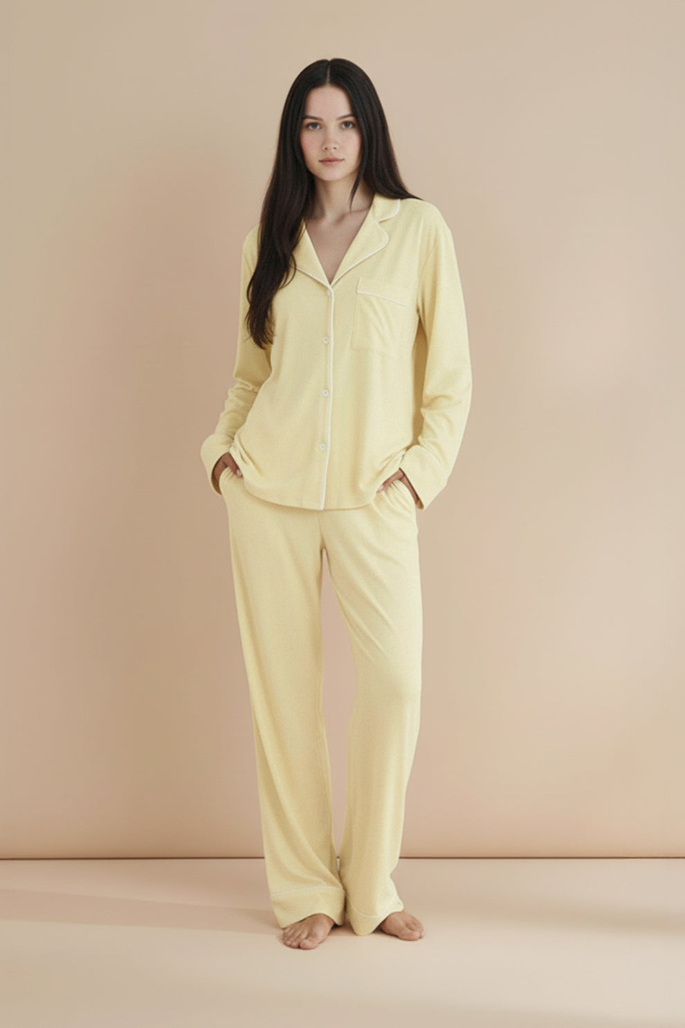 Florea Cloud Pajama Set - Butter