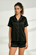 Florea Summer Chill Set With Scrunchie - Black