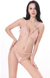 Florea - Strechable Lace Style Bra and Panty 8909