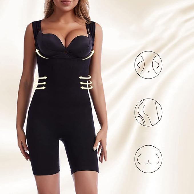 Florea - Seamless Full Body Shaper  -  Rust Brown