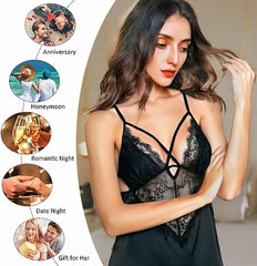 Florea Lace Nightgown  6016