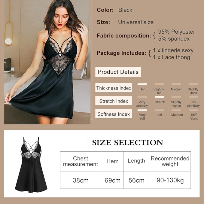 Florea Lace Nightgown  6016
