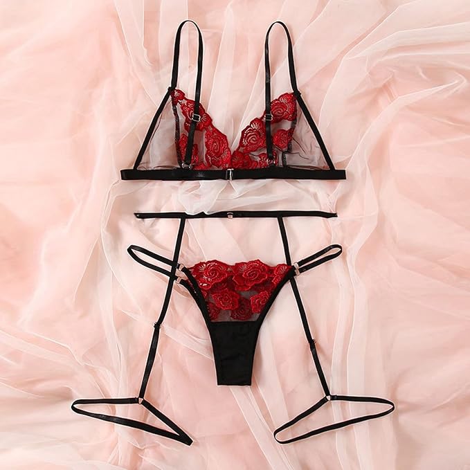 Florea Elegant Garter Set 16119 - Free Size