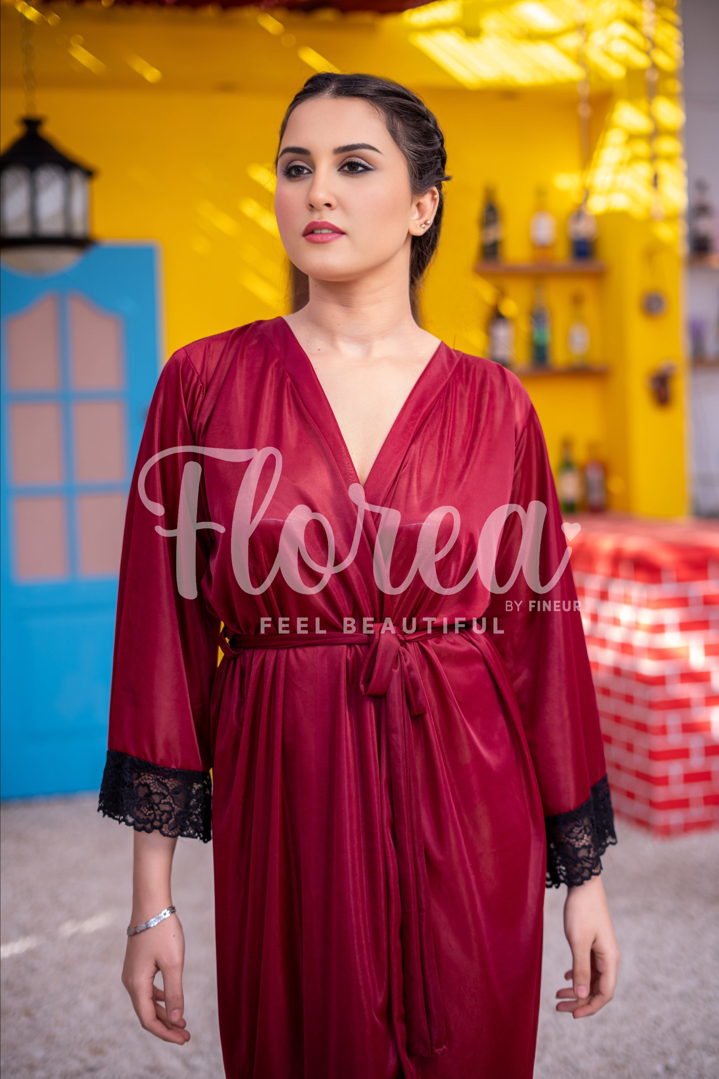 Florea - 1 pcs Nighty Set - 016