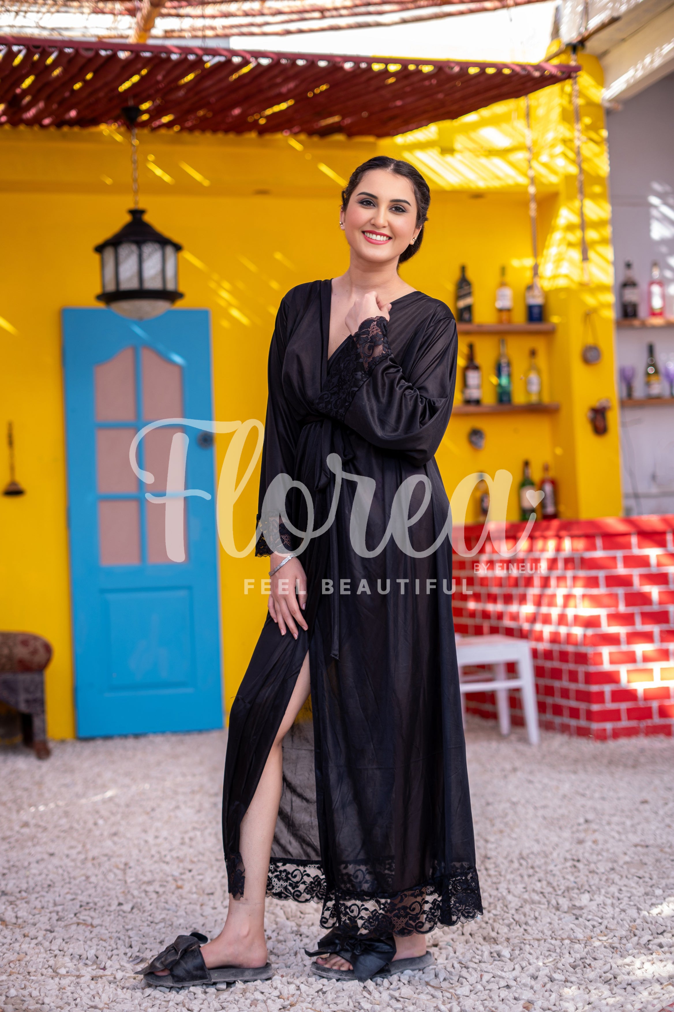 Florea - 1 pcs Nighty Set - 016