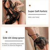 Florea - G-string Chemise Deep V Neck -  12132