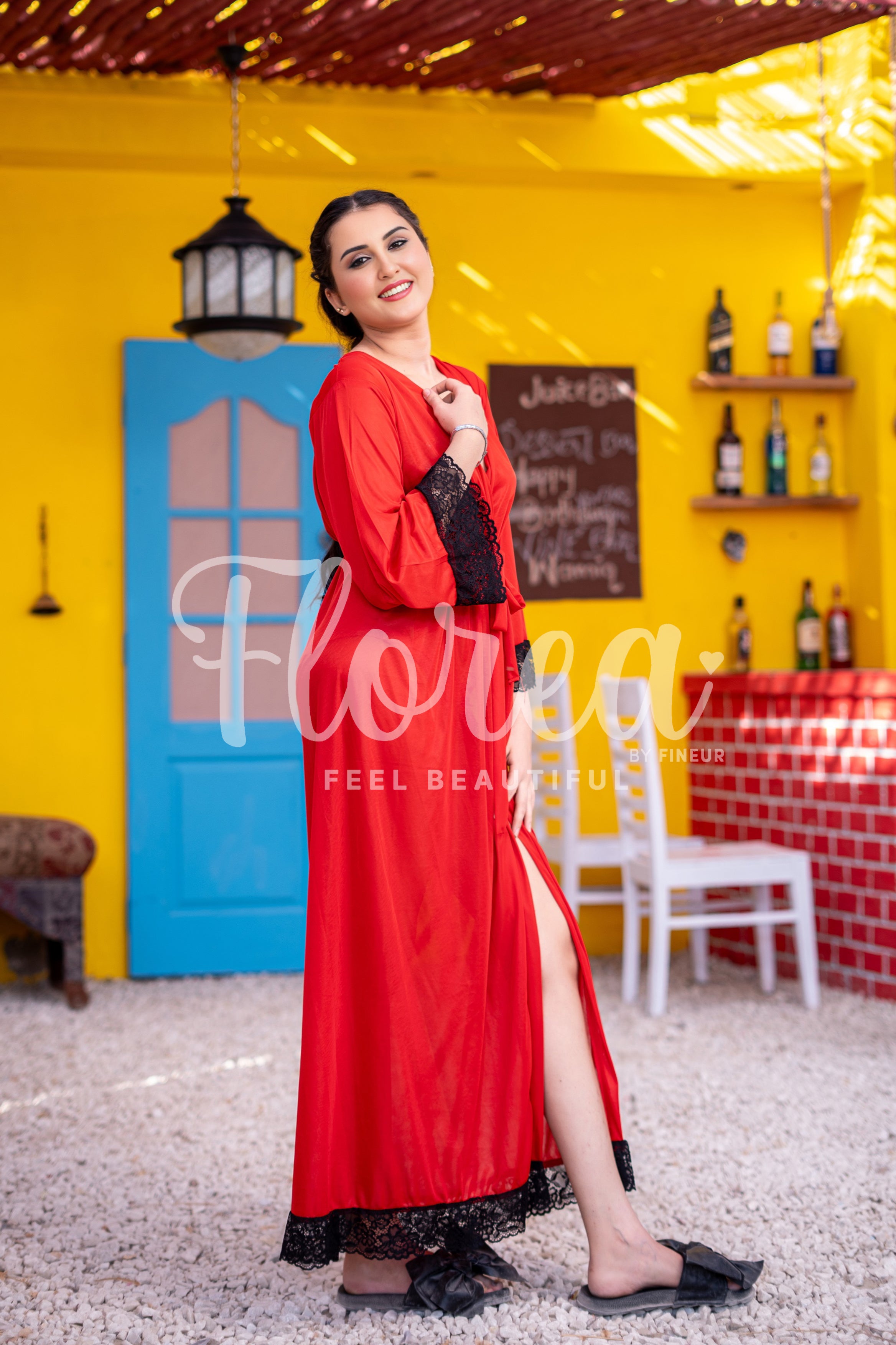 Florea - 1 pcs Nighty Set - 016