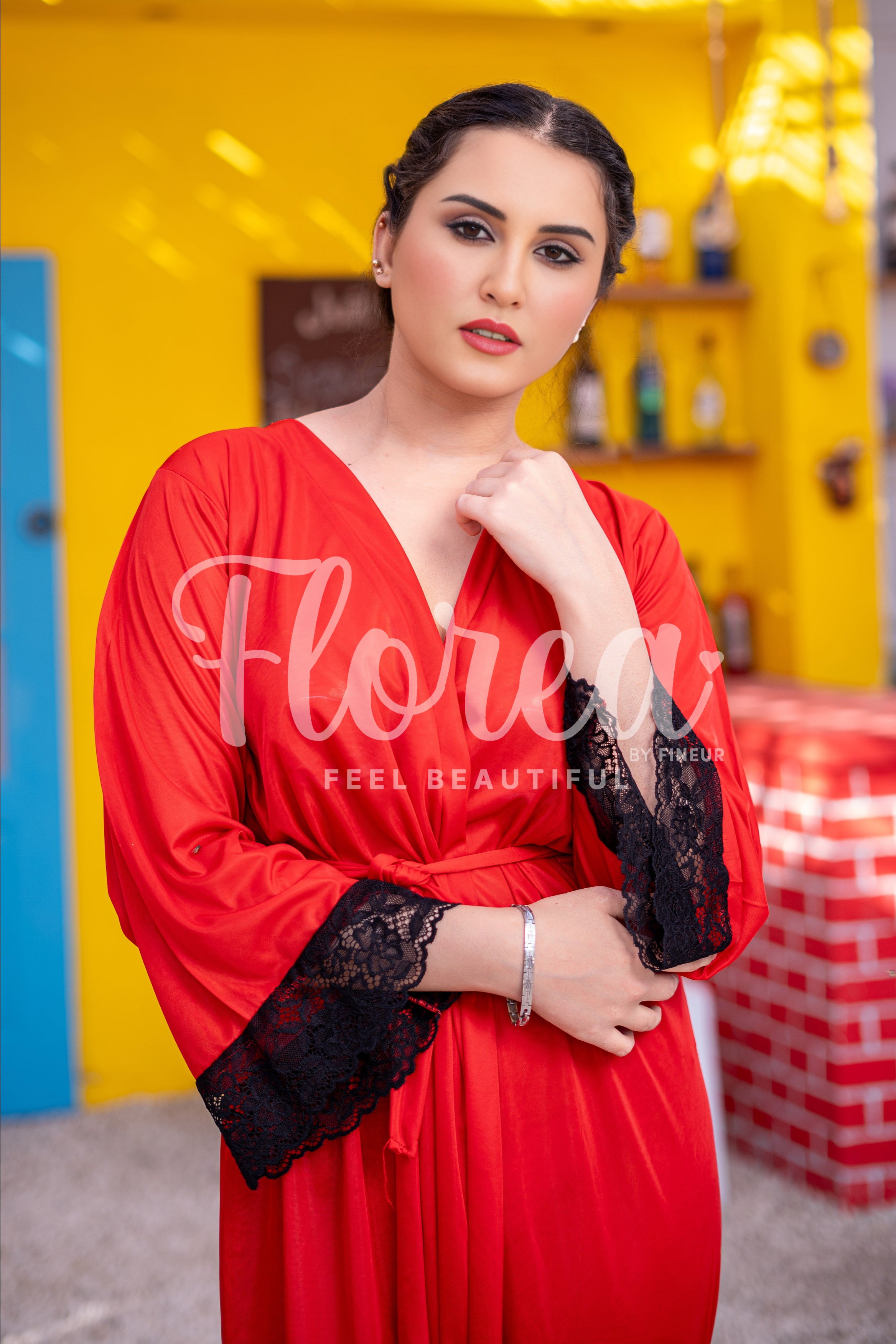 Florea - 1 pcs Nighty Set - 016