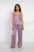 Florea Summer Cami Silk Sleeveless - Lilac