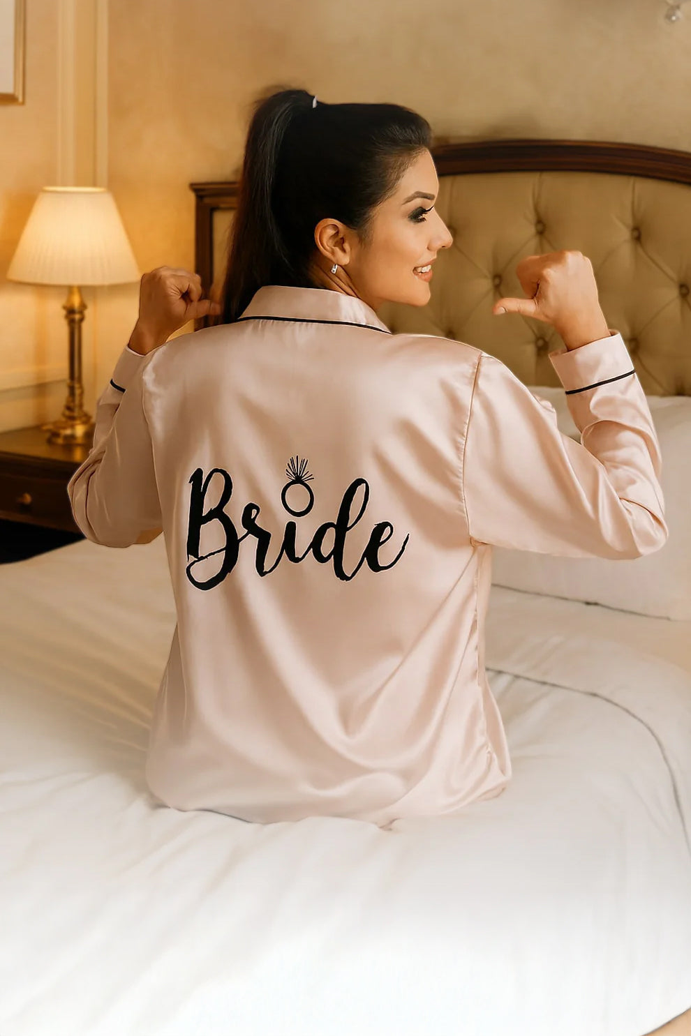 Florea Silk Pajama Set  - Customize