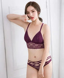 Seamless Lace Bra & Thong Set 8915
