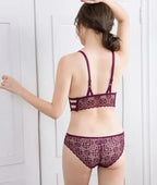Seamless Lace Bra & Thong Set 8915