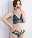 Seamless Lace Bra & Thong Set 8915
