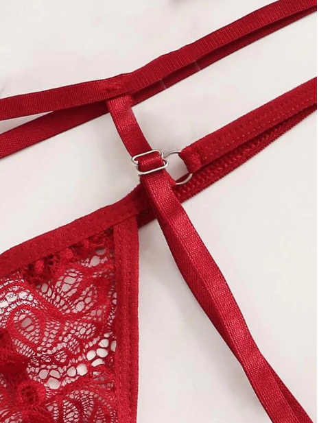 Florea Lace Garter Set 16121 - Free Size