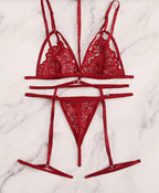 Florea Lace Garter Set 16121 - Free Size