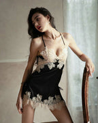 Florea - Lace Floral Decoraion Satin - 12091
