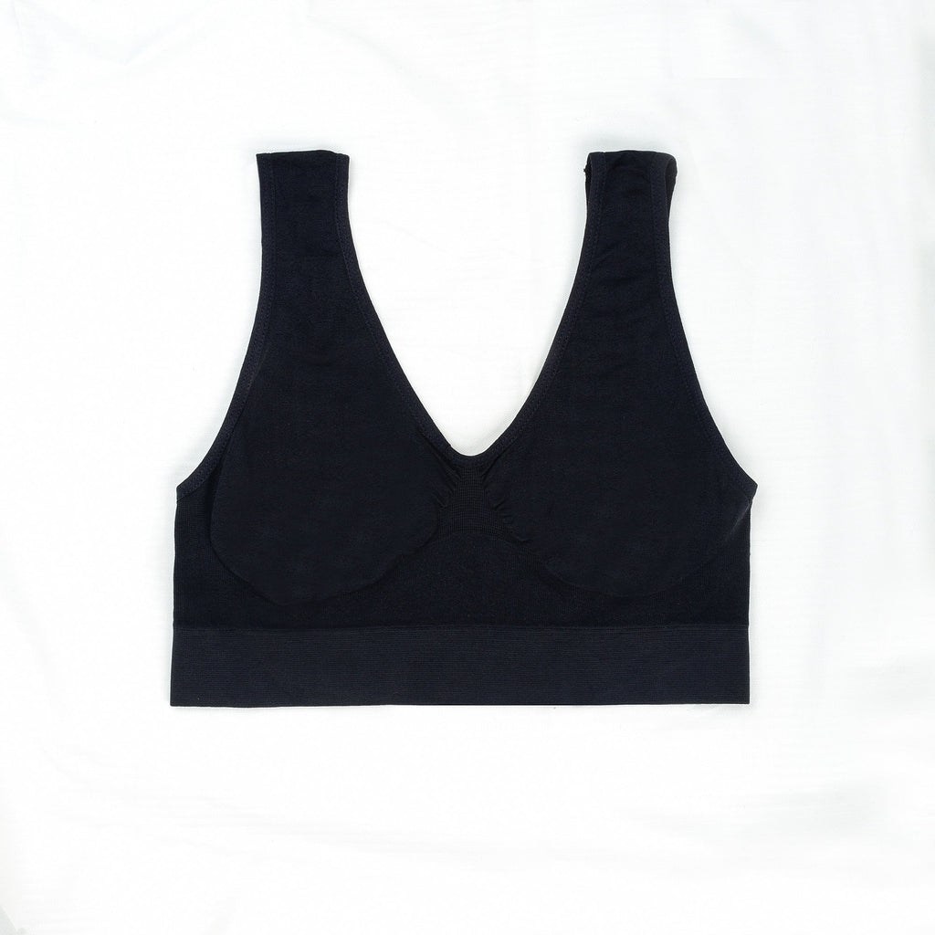 Florea - Air Bra - Stretchable Non Padded Bra - Black