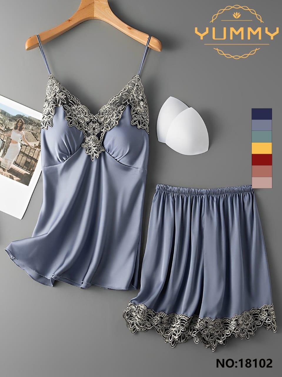 Florea Laced Removable Padded 18102 - Free Size