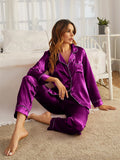 Elegant Women’s Silk Pajama Set for Relaxing Nights