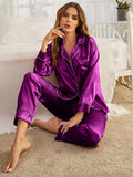 Elegant Women’s Silk Pajama Set for Relaxing Nights