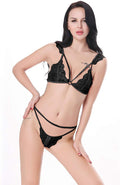 Florea - Strechable Lace Style Bra and Panty 8909